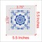 Parisian Tile Cookie & Craft Stencil | CM013 by Designer Stencils | Cookie Decorating Tools | Baking Stencils for Royal Icing, Airbrush, Dusting Powder | Craft Stencils for Canvas, Paper, Wood | Reusable Food Grade Stencil